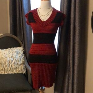 Short sleeve sweater dress small